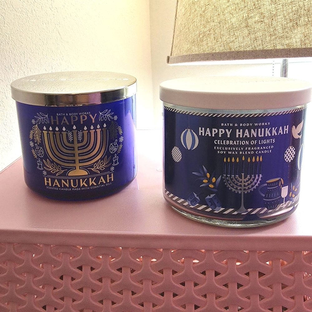 HANUKKAH Bath & Body Works Candles ( 2 )